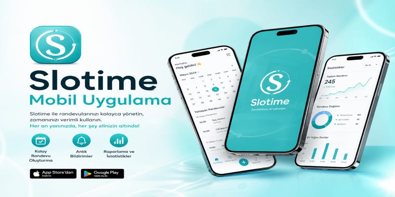 Slotime Mobil Uygulama Konsept Görseli